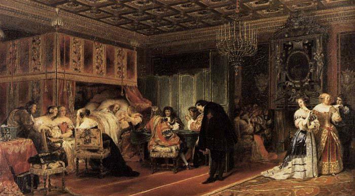 Cardinal Mazarin's Last Sickness, Paul Delaroche